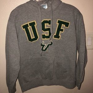 GRAY USF HOODIE